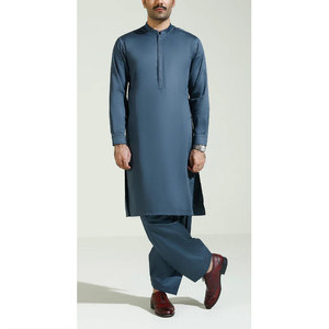 Shalwar Kameez traditionnel pour hommes de haute qualité, en coton respirant, confortable à porter en toutes saisons - Product Image 1