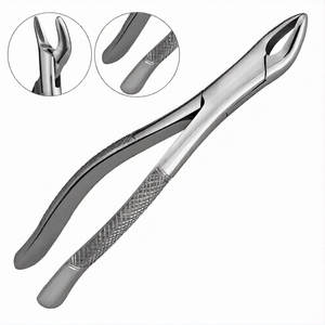 Forceps d'extraction dentaire américains n° Instrument chirurgical manuel en acier inoxydable 62 pour l'extraction des molaires supérieures et inférieures - Product Image 2