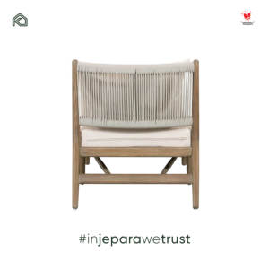 Premium Indonesian Teak Wood Sun Lounger Elegant Weatherproof Outdoor Pool Resort <b>Sunbed</b> Cushion Daybed Jepara - Product Image 5