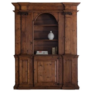 Buffet classique Edwan en teck massif de haute qualité, couleur brun foncé, pour usage intérieur. - Product Image 1