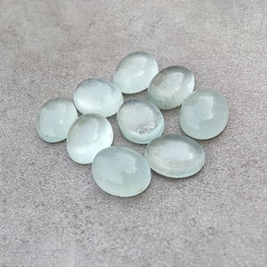 Cabujón de Aguamarina Natural, Calibrado, Ovalado, Calidad AAA+, para Joyería - Product Image 4