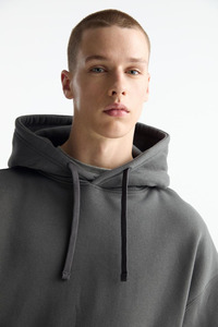 Custom Wholesale Manufacturer Oversized Pullover Hoodies Men Breathable 400 500 600GSM Heavyweight Drop Shoulder 100% Cotton - Product Image 5