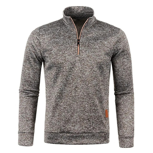 Autumn Women'<b>s</b> Half Zipper Stand Collar Long Sleeve Solid Color Waterproof Windproof Polyester/Cotton Pullover High <b>Jacket</b> - Product Image 3