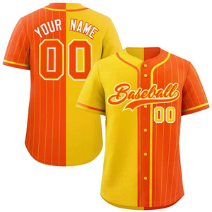 Maillot de baseball respirant et léger, personnalisable avec logo d'équipe, chemise athlétique boutonnée pour les séances d'entraînement - Product Image 5
