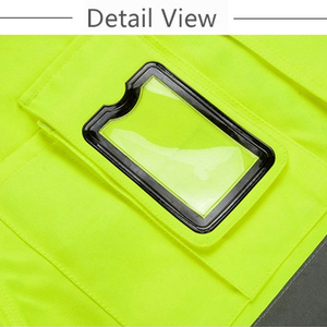 Custom ANSI Class 1 Safety <b>Jacket</b> Hi Vis Reflective Protection LED Flash Waterproof Winter Outdoor Workwear-Custom Logo Color - Product Image 6