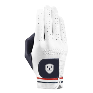 High Quality Anti <b>Slip</b> Custom Logo Printing Golf Gloves Right and Left Hand <b>Full</b> Cabretta Leather Golf Gloves For Unisex - Product Image 1