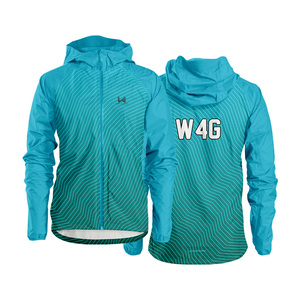 Customized Hooded Windbreakers for Unisex Quick Dry Nylon Coated Spring Wear Zipper Closure Front Windbreaker Jackets Sets - Product Image 4