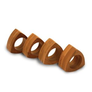 Modern Luxury Wooden Napkin Rings Multifunction Design for Daily Use Wedding <b>Party</b> <b>Tables</b> Natural Finish Eco-Friendly Durable - Product Image 2