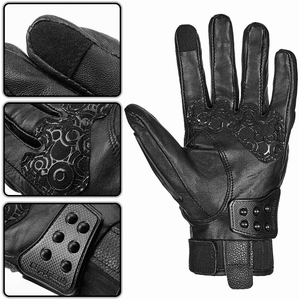 Guantes de Motociclismo de Cuero, Completos, Impermeables, Personalizables, Deportivos, para Motocross, Precio Económico, OEM Personalizado - Product Image 5