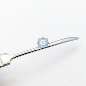 Elevador de periostio Williger plateado de 17 cm con agarre moleteado, instrumento quirúrgico dental manual Clase I - Product Image 6