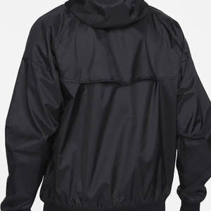 Veste coupe-vent décontractée pour homme avec capuche, légère, zippée, manteau d'hiver avec logo frontal, coupe-vent et séchage rapide - Product Image 5