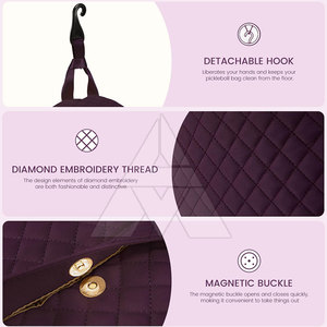 กระเป๋าใส่ไม้พาเดลคุณภาพดี MOQ ต่ำ วัสดุทนทาน รับผลิตแบรนด์ส่วนตัว - Product Image 6