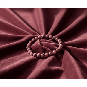 กำไลข้อมือโรโดไนต์ธรรมชาติทำมือขายส่ง กำไลคริสตัลบำบัดความเห็นอกเห็นใจจากอินเดีย - Product Image 5