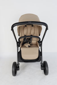 2024 New Lightweight <b>One</b> <b>Hand</b> <b>Fold</b> Baby <b>Stroller</b> Luxury Shock Absorption Pram Pushchair Travel System OEM - Product Image 3