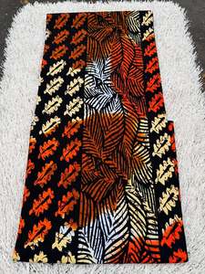 Bright Ghana African Wax Print Ankara Cotton Fabric Traditional Pattern for Apparel Congo - Product Image 4