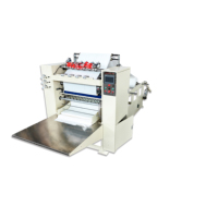 Máquina Plegadora de Papel Facial en V Totalmente Automática de Alta Velocidad 100m/min para Planta de Conversión de Papel