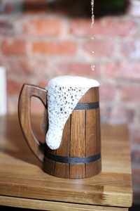 Handmade Wooden Mug with Classic Cartoon Pattern Business <b>Gift</b> for Hotel Use Standard Quality - Product Image 3