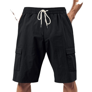 Pantalones Cortos de Trabajo Americanos Multibolsillos Más Vendidos 2026 para Hombre, Pantalones Deportivos Casuales de Lino Sueltos, Pantalones Cortos Rectos con Logotipo Personalizado para Unisex - Product Image 2