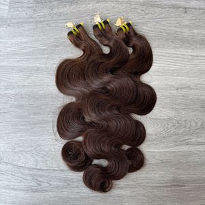 ผมต่อแบบหยักศกสุดหรูผมแท้สีม่วงจากเวียดนามสีน้ำตาลบริสุทธิ์ - Product Image 6