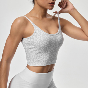 Sujetador Deportivo Personalizado para Niñas, Tejido Elástico Cómodo, Ropa Deportiva con Soporte, para Entrenamiento, Running, Gimnasio, Malla Transpirable, Ecológico - Product Image 2