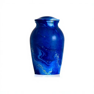 Urne funéraire en bronze pour adulte, taille moyenne, souvenir commémoratif, récipient pour cendres, design religieux chrétien - Product Image 6
