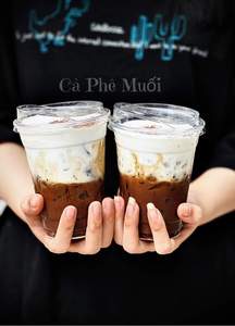 Factory Modern style Low Price Classic Design PP <b>Plastic</b> Cups with Lid Transparent Disposable Cups Custom Sizes 12oz to 24oz - Product Image 5