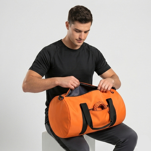 Canvas Duffel Handbags Men Workout Fitness Wear Shoulder Duffel <b>Bags</b> Men's Outdoor Travel Duffel <b>Bag</b> Unisex - Product Image 4