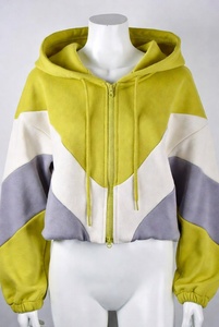 เสื้อฮู้ดครอปท็อปผู้หญิงแบบลำลอง เสื้อฮู้ดและเสื้อสเวตเชิร์ตผู้หญิงแบบสวมหัว ทรงโอเวอร์ไซส์สำหรับผู้หญิง - Product Image 4