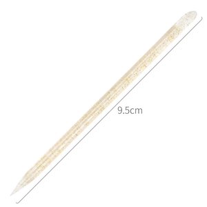 Herramienta de Doble Punta para Remover Cutículas de Uñas, 10 Colores, Plástico, Cristal, para Manicura y Pedicura - Product Image 2