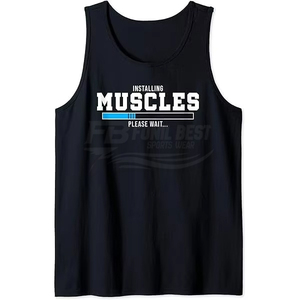 เสื้อกล้ามถักลำลองสำหรับผู้ชาย ทำจากโพลีเอสเตอร์ 100% แห้งเร็ว ระบายอากาศได้ดี พร้อมโลโก้ด้านหน้า ดีไซน์สั่งทำได้ - Product Image 6
