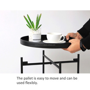 Mesas de centro de Metal simples modernas personalizadas de primera calidad, nuevo estilo, mesa auxiliar redonda de alta calidad para decoración de sala de estar y dormitorio - Product Image 3