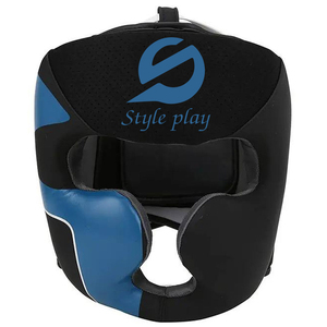 Protège-tête de boxe en cuir PU, entièrement rembourré, pour sparring, MMA, entraînement de kickboxing, équipement sportif, protège-tête de boxe - Product Image 1
