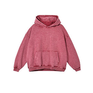 Sudadera con capucha de algodón extragrande personalizada al por mayor para hombre, sudadera con capucha de hombros caídos, precio de fábrica - Product Image 2