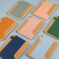 Carnet d'écriture A4 durable avec boucle décorative ronde, impression personnalisée de marque pour les notes de réunion et les cadeaux clients