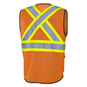 Autumn Work Wear Safety <b>Vest</b> Breathable Reflective Multi Pocket Engineer <b>Utility</b> <b>Vest</b> Durable Construction Work Clothing - Product Image 4