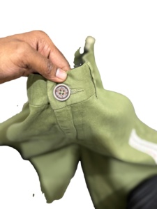 Pantalons chino en laine douce et légère, coupe droite, ajustée, classique, décontractée, de marque OEM ODM personnalisée pour hommes - Product Image 5