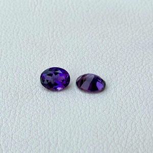 10x14mm 100% Natural African Amethyst Faceted Oval Cut Loose Gemstone For Jewelry Making Supplier All Sizes and Shapes Available - Product Image 4