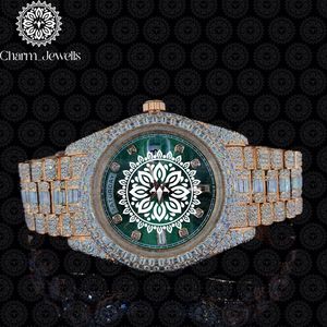 Reloj de Lujo para Mujer Charm_Jewells, Caja de Acero Inoxidable de 40 mm, Movimiento Mecánico, Esfera de Cristal con Incrustaciones de Diamantes - Product Image 5