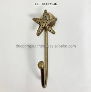Star Design fait à la main et option unique telle qu'un crochet mural pour soutiens-gorge pour accrocher des articles en laiton - Product Image 1