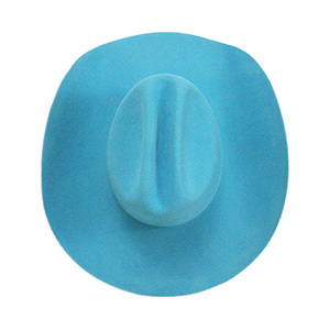 Sombrero de Vaquero a Rayas con Estampado por Sublimación, 100% Lana, Color Azul Claro, Unisex, Casual, Transpirable, Resistente al Viento, para Playa, Primavera, Verano, 56-58CM - Product Image 6
