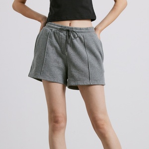 Women Relaxed Sweat Shorts Lightweight Stretch Fabric Casual Summer <b>Lounge</b> Wear Comfortable Fashion Bottoms - Product Image 1