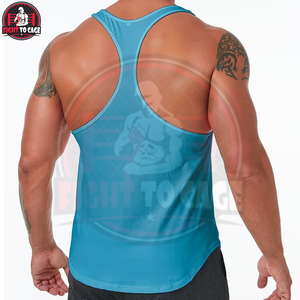 Custom Printed New Trendy Pro Training Lightweight With Best Supplier Comfortable Breathable Durable Workout Fitness <b>Singlets</b> - Product Image 3