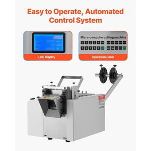 Auto <b>Heat</b>-Shrink Tube Cutter <b>Cable</b> Pipe Cutting Machine 1mm-85mm Cutting Width 0.1mm-99999.9mm Length Automatic for Tube Cu - Product Image 3