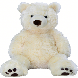 customized Cream Polar Bear Plush Toy 51cm-99cm Soft Stuffed Animal Unisex Gift <b>for</b> Kids Ages 8-13 Years - Product Image 1