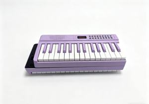 61 Keys Foldable Electronic Piano Pink Portable Digital Keyboard Built-in Speaker Rechargeable 128 different tones and sounds - Product Image 6