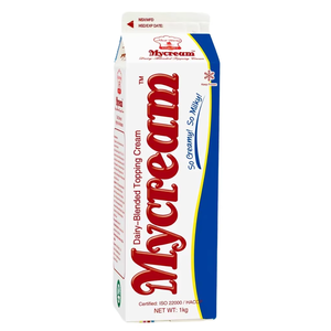 Hot Selling Non Dairy Cream Factory Supplier Direct Sale OEM/ODM HALAL Bakery Mycream White Blended Topping Creamer 1KG <b>Desserts</b> - Product Image 1