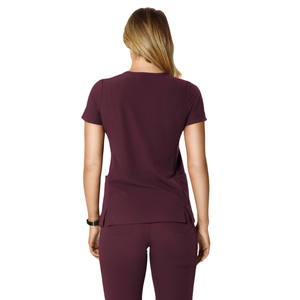 Tenues d'hôpital unisexes personnalisées avec logo, ensembles d'uniformes d'infirmière à col en V incurvé, tailles XL et plus, fabriquées directement par le fabricant, en toile de rayonne chirurgicale - Product Image 3