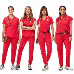 Premium Stretch Medical <b>Scrubs</b> Set Women Men High Quality Hospital Uniform Breathable Nursing Jogger Pants Doctor Workwear 2026 - Product Image 6