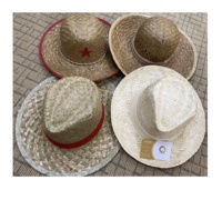 Chapeau de cowboy classique en coton réglable avec bande noire, large bord, unisexe, pour les voyages, la pêche, le ski et tous les jours, toutes saisons