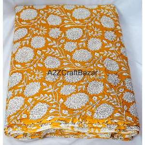 ผ้าฝ้ายแท้ 100% ขายส่ง ผ้าทอมืออินเดียลายพิมพ์บล็อกซานาเนรี ระบายอากาศได้ดี เป็นมิตรกับสิ่งแวดล้อม แห้งเร็ว น้ำหนักเบา สำหรับผู้หญิง - Product Image 2